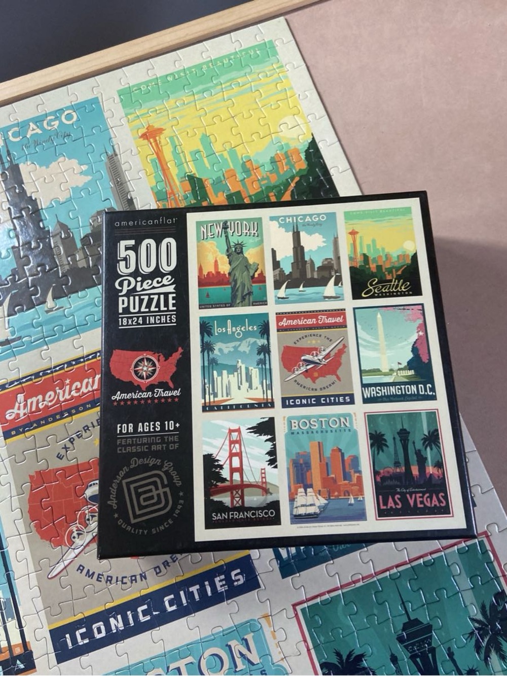 American Travel 500-Piece Puzzle